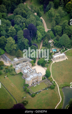 daylesford house wold stow aerial near gloucestershire sir jcb anthony boss bamford alamy rm
