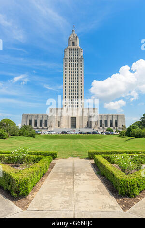 Louisiana State Capitol in Baton Rouge, Louisiana, USA. Stock Photo