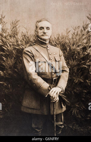 Ferdinand Foch (Tarbes, October 2, 1851 - Paris, 20 March 1929) was a French general. Stock Photo
