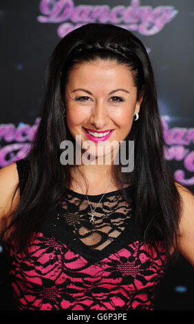 Hayley Tamaddon attending the launch of ITV's Dancing On Ice at the London Television Centre. Stock Photo