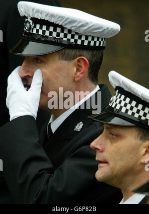 Pc Neil Roper Ian Broadhurst funeral Stock Photo - Alamy