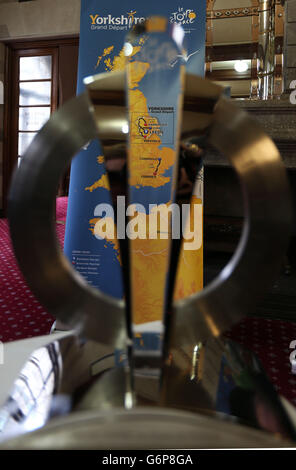 Cycling - Official Trophy for the Tour de France Grand Depart goes on display Stock Photo