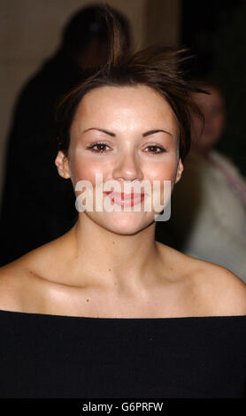 Actress Martine McCutcheon arrives for the Sony Ericsson Empire Film Awards at the Dorchester Hotel in central London. The ninth annual awards are organised by Empire Magazine and voted for by the public. Stock Photo
