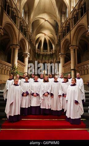 Members of the Canterbury Cathedral Girls Choir rehearse for their ...