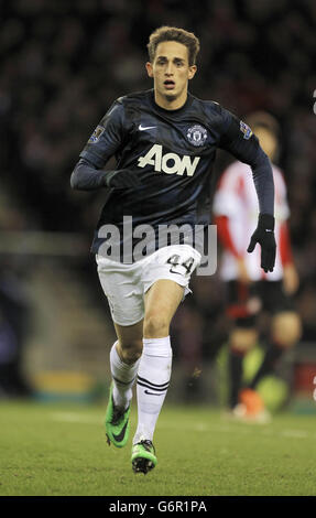 Soccer - Capital One Cup - Semi Final - First Leg - Sunderland v Manchester United - Stadium of Light Stock Photo