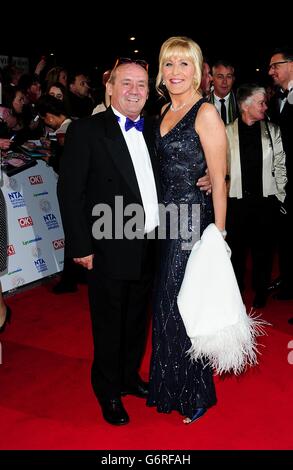 National Television Awards 2014 - Arrivals - London Stock Photo