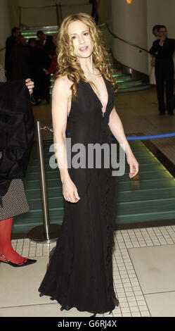 American actress Holly Hunter arrives for the Orange British Academy Film Awards at the Odeon Leicester Square in London. Stock Photo