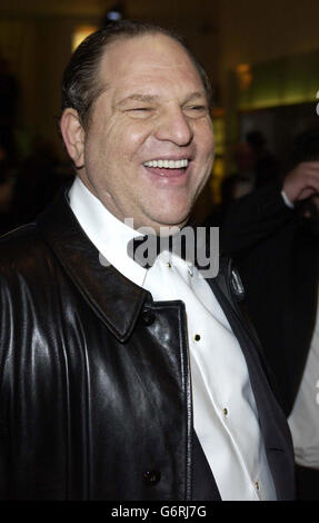 Producer Harvey Weinstein arrives for the Orange British Academy Film Awards at the Odeon Leicester Square in London. Stock Photo