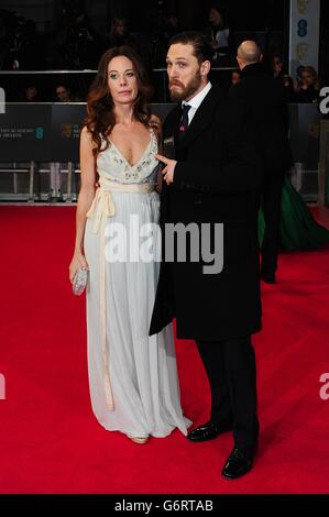 BAFTA Film Awards 2014 - Arrivals - London Stock Photo