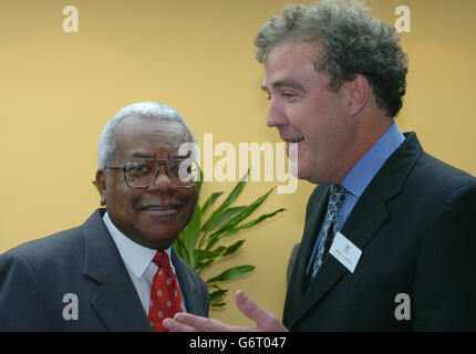 Sir Trevor McDonald at Douglas House Stock Photo