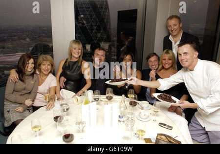 SHOWBIZ Celebrity Lunch Stock Photo