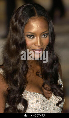 Model Naomi Campbell arrives for the Vanity Fair afterparty at Morton's, Melrose Avenue in Los Angeles, following the 76th Academy Awards. 06/05/2004 The Law Lords are handing down their judgment later Thursday May 6, 2004 on her breach of confidentiality claim against the Daily Mirror over the publicity it gave to the therapy she received for drug addiction. Miss Campbell won 3,500 damages against the newspaper in the High Court two years ago, but the award was overturned by the Court of Appeal, which ordered her to pay the Mirror's 350,000 legal costs. Her counsel have urged the five Law Stock Photo