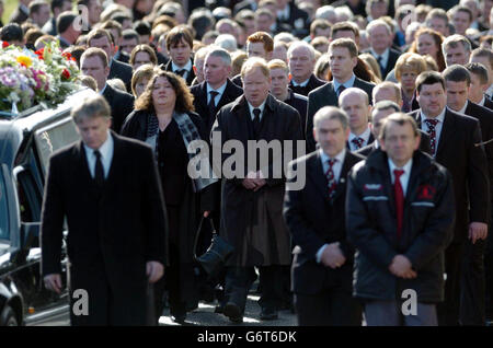 Cormac McAnallen funeral Stock Photo