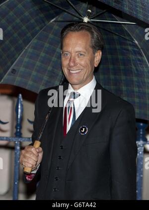 Richard E Grant arrives at 'Creative London' event held at Spencer House in Central London which was organised by the British Fashion Council (BFC), British Academy of Film and Television (BAFTA) and the British Recorded Music Industry (BPI). Stock Photo