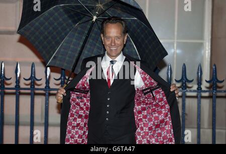 Richard E Grant arrives at 'Creative London' event held at Spencer House in Central London which was organised by the British Fashion Council (BFC), British Academy of Film and Television (BAFTA) and the British Recorded Music Industry (BPI). Stock Photo