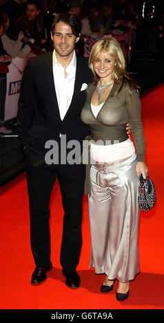 Jamie and Louise Redknapp - who is four months pregnant - arrive for the Daily Mirror's Pride Of Britain Awards at the London Hilton on Park Lane, central London. The sixth annual reader-nominated awards celebrate heroism and bravery. Stock Photo