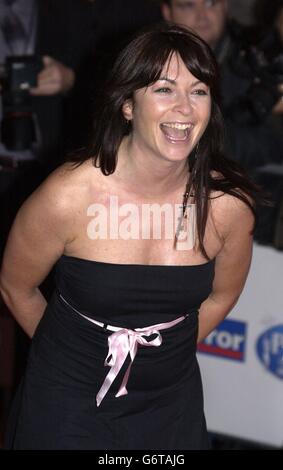 TV presenter Suzi Perry arrives for the Daily Mirror's Pride Of Britain Awards at the London Hilton on Park Lane, central London. Stock Photo