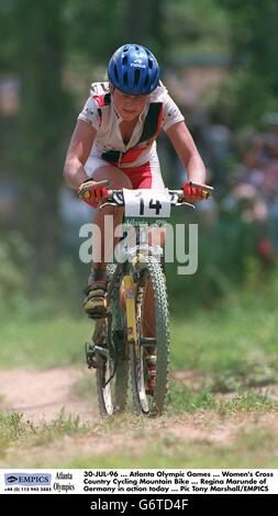 Atlanta Olympic Games ... Women's Cross Country Cycling Mountain Bike Stock Photo