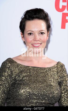 Cuban Fury World Premiere - London. Olivia Colman attending the World Premiere of Cuban Fury at the Vue West End cinema, London. Stock Photo