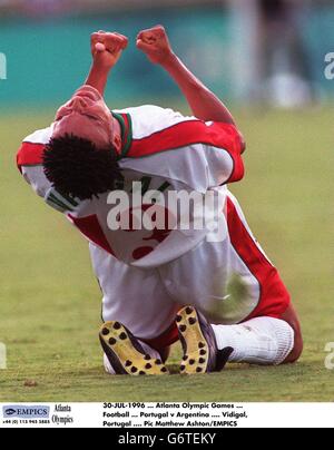 30-JUL-1996. Atlanta Olympic Games. Soccer. Portugal v Argentina. Vidigal, Portugal Stock Photo