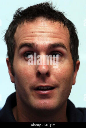 England Captain Michael Vaughan. England Captain Michael Vaughan at the ...