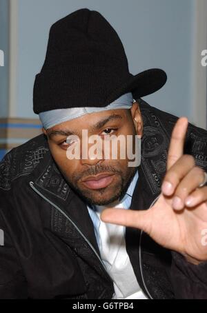 American artist Method Man during his guest appearance on MTV's TRL UK ...