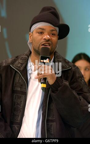 American artist Method Man during his guest appearance on MTV's TRL UK ...