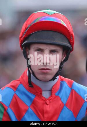 W Hutchinson Jockey Cheltenham. Jockey Wayne Hutchinson at the