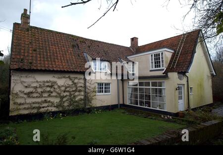 John Walker's home in Grt Bealings, Suffolk. Walker a retired agricultural scientist told a jury today that he shot his wife over breakfast after she told him that she was going to 'take everything off him' because of his affair with a woman he met at a dancing class. John Walker, 66, said he shot his wife Glenda, 63, at their home in Great Bealings, Suffolk, in November 2002 after she 'goaded him', 'gloated' and 'sneered' at him. Stock Photo