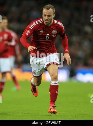 Soccer - International Friendly - England v Denmark - Wembley Stadium. Lars Jacobsen, Denmark Stock Photo