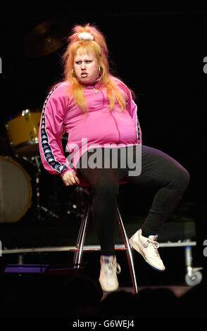 Comedian Matt Lucas performs on stage during The Cream Of British Comedy night at the Royal Albert Hall in London. The evening of comedy is part of 'The Who And Friends' annual week of fundraising gigs in aid of the Teenage Cancer Trust. Stock Photo