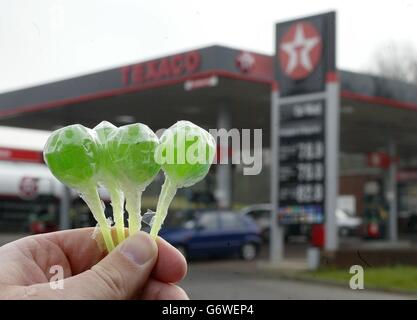 EDUCATION Cannabis Lollies Stock Photo