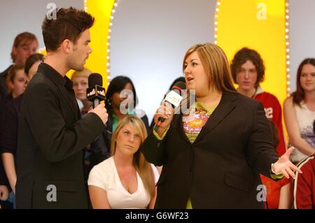 Michelle McManus MTV's TRL UK Stock Photo