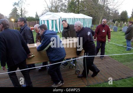 Rachel Whitear Body Exhumed Stock Photo