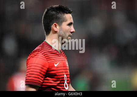 Soccer - International Friendly - Portugal v Cameroon - Estadio Dr Magalhaes Pessoa. Joao Moutinho, Portugal Stock Photo