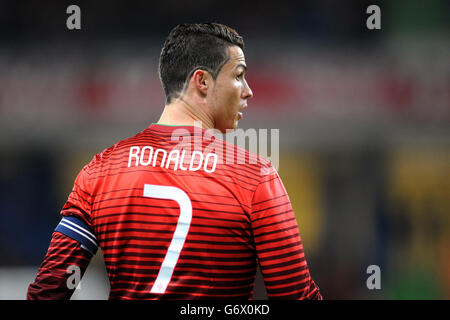 Soccer - International Friendly - Portugal v Cameroon - Estadio Dr Magalhaes Pessoa. Cristiano Ronaldo, Portugal Stock Photo