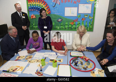 Charles opens new Chelsea Children's Hospital Stock Photo