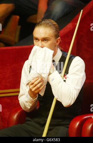 Paul Hunter World Snooker Championships Stock Photo