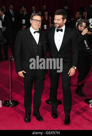 David O'Russell and Bradley Cooper arriving at the 86th Academy Awards held at the Dolby Theatre in Hollywood, Los Angeles, CA, USA, March 2, 2014. Stock Photo