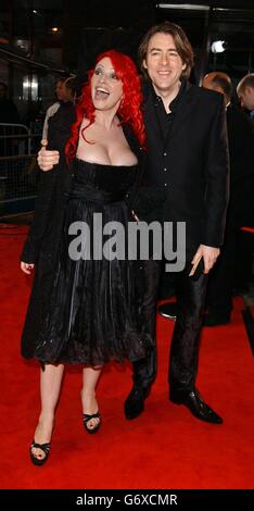 TV presenter Jonathan Ross and his wife Jane Goldman arrives for the British Academy Television Awards (BAFTA) - sponsored by Radio Times - at Grosvenor House Hotel in Park Lane, central London Stock Photo
