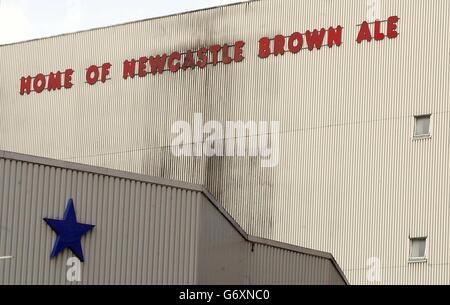 Newcastle Brown Ale Stock Photo