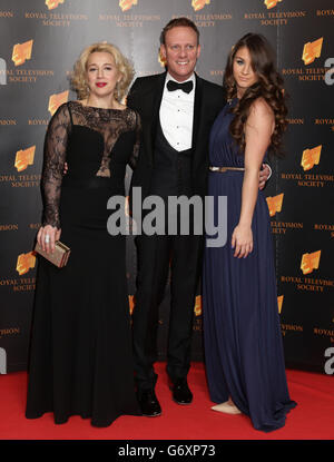 (Left - right) Katy Cavanagh, Antony Cotton and Brooke Vincent attending the Royal Television Society Programme Awards at the Grosvenor House Hotel, London. PRESS ASSOCIATION Photo. Picture date: Tuesday March 18, 2014. Photo credit should read: Yui Mok/PA Wire Stock Photo