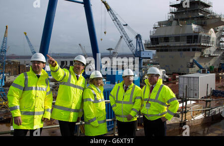 Labour leader Ed Miliband with Margaret Curran Shadow Secretary of ...