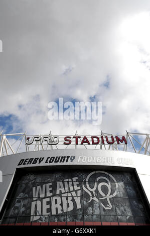 A general view of the iPro Stadium, home of Derby County Stock Photo