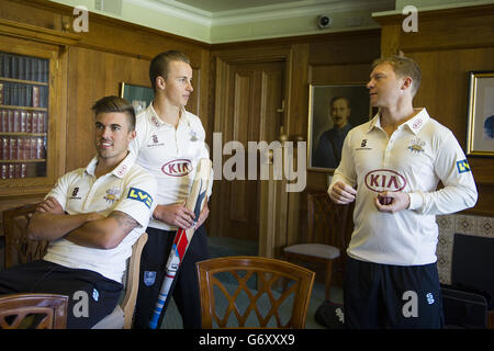 Cricket - Surrey County Cricket Club Squad Photocall 2014 - Kia Oval Stock Photo