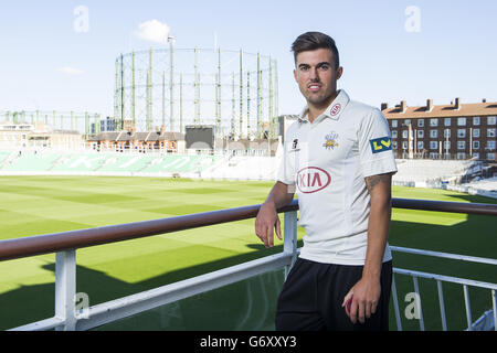 Cricket - Surrey County Cricket Club Squad Photocall 2014 - Kia Oval. Jack Winslade, Surrey Stock Photo