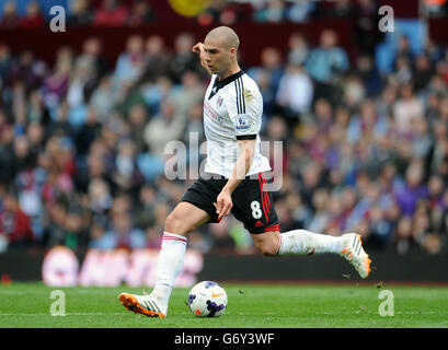Soccer - Barclays Premier League - Aston Villa v Fulham - Villa Park Stock Photo