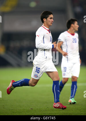 Soccer - International Friendly - Germany v Chile - Mercedes-Benz Arena. Felipe Gutierrez, Chile Stock Photo