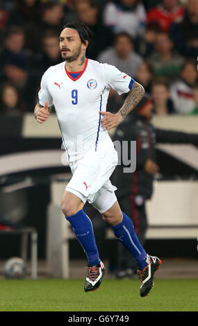 Soccer - International Friendly - Germany v Chile - Mercedes-Benz Arena. Mauricio Pinilla, Chile Stock Photo