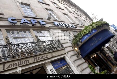 The Cafe Royal. The Cafe Royal in central London. Stock Photo